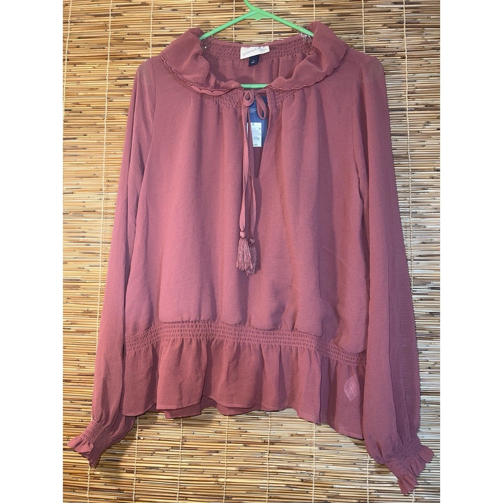 Universal Thread Women's Long Sleeve Blouse SIZE S